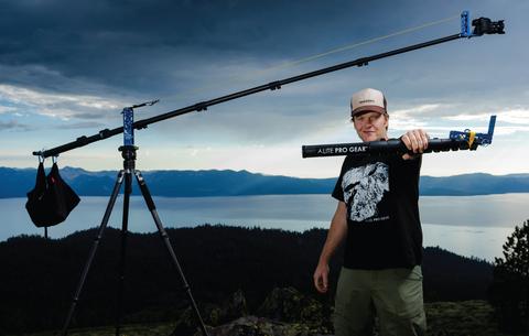 The ultralight Feather Camera Crane™ from Lite Pro Gear